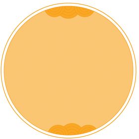 中国风边框祥云式窗花图案红色