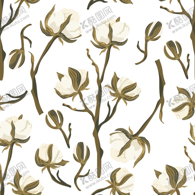 编号：68433710100841271785【酷图网】源文件下载-彩绘植物背景