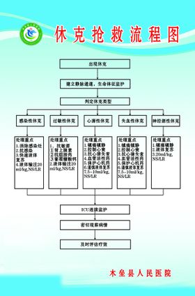 妊娠期高血压综合症抢救流程图贴纸