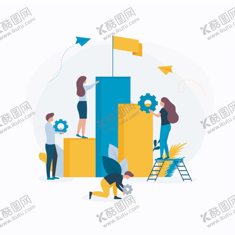 编号：29260005030715583574【酷图网】源文件下载-商务人士插画