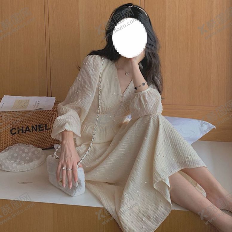 编号：22173609281820498095【酷图网】源文件下载-气质雪纺连衣裙