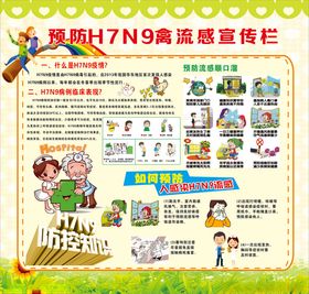 禽流感宣传展架