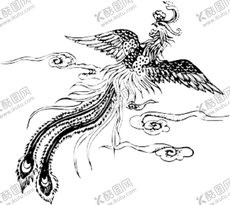 编号：45262504270552085968【酷图网】源文件下载-手绘水彩凤凰