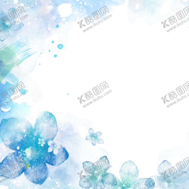 编号：95433211240851067393【酷图网】源文件下载-唯美花卉花朵水彩挂画装饰画