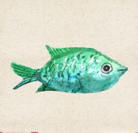矢量动物矢量植物插画手绘
