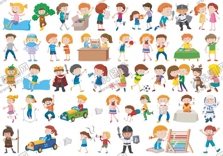 编号：63727509240805268841【酷图网】源文件下载-矢量人物素材