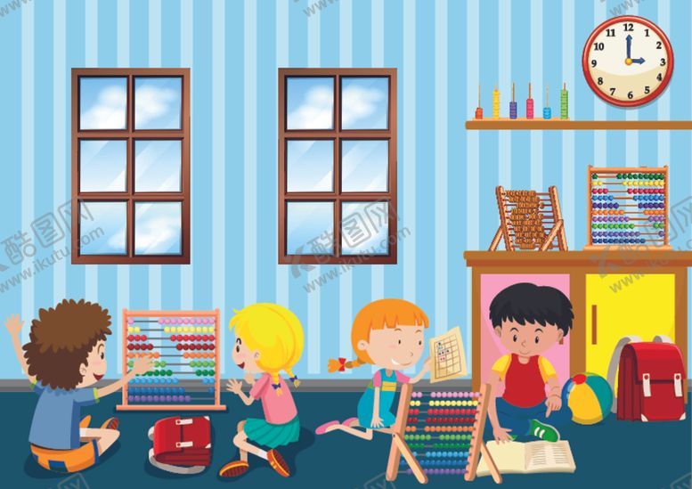 编号：60927009290325152659【酷图网】源文件下载-卡通学生插画