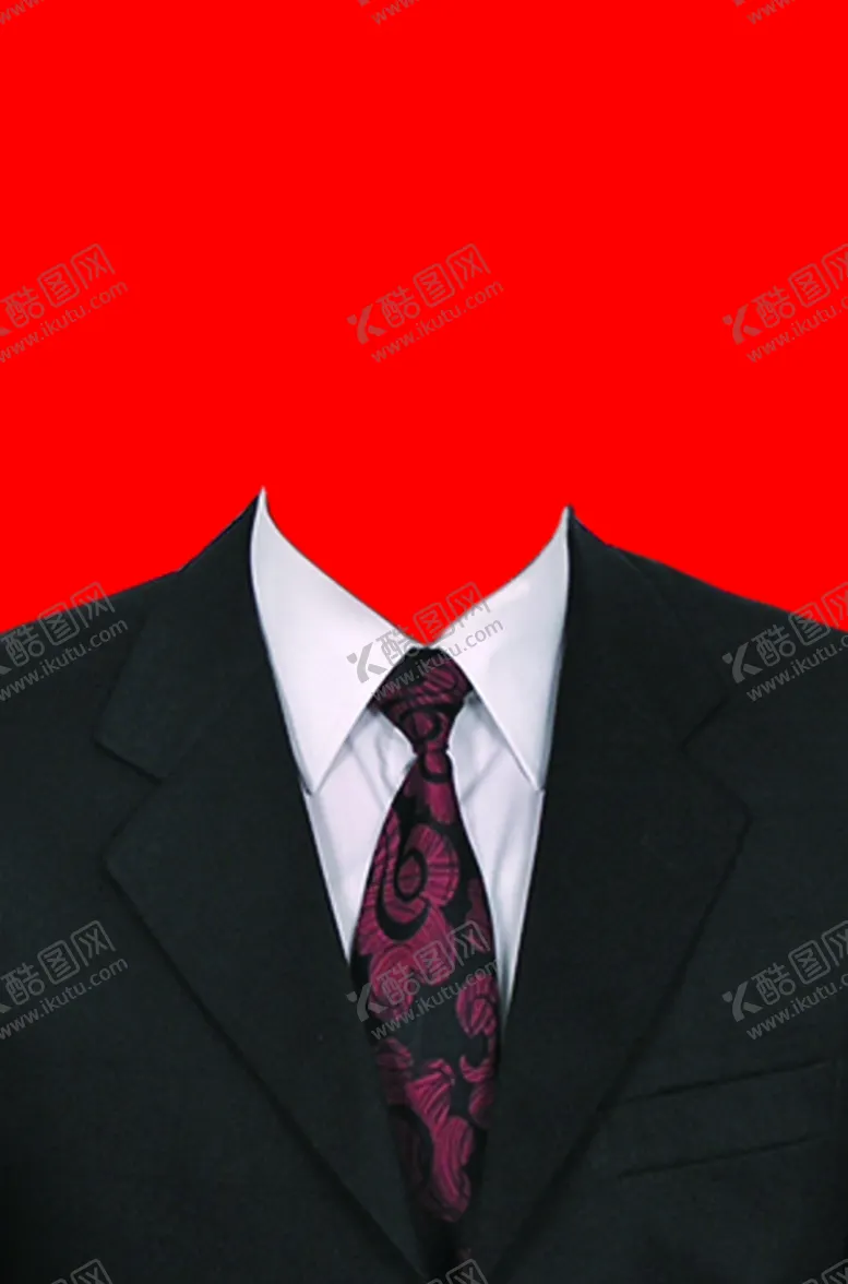 编号：59955505010511121721【酷图网】源文件下载-男士西装证件照