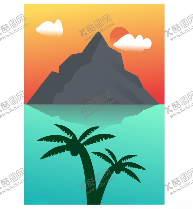 编号：70060109250912269040【酷图网】源文件下载-椰子树