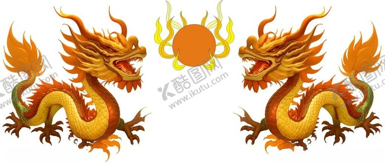 编号：47304902191829026260【酷图网】源文件下载-双龙戏珠