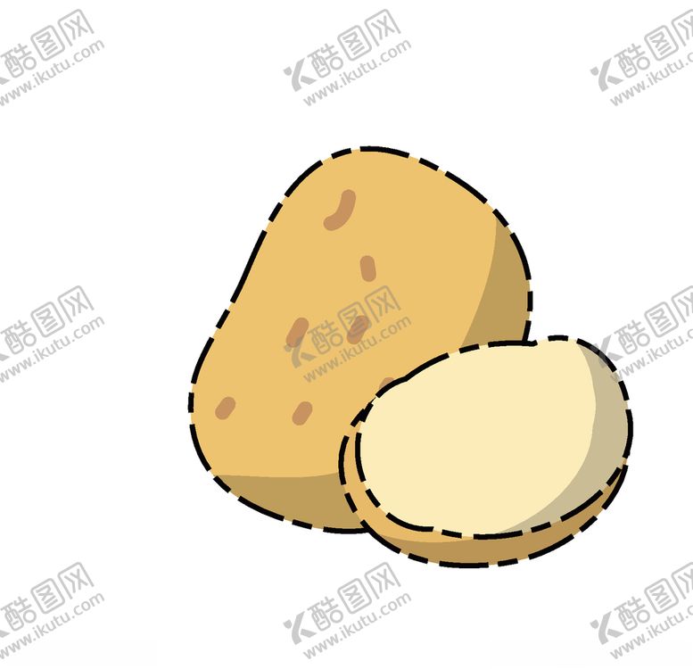 编号：22018504241034523821【酷图网】源文件下载-卡通土豆