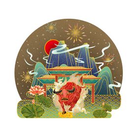 卡通牛形象