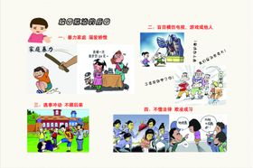 校园欺凌原因展板
