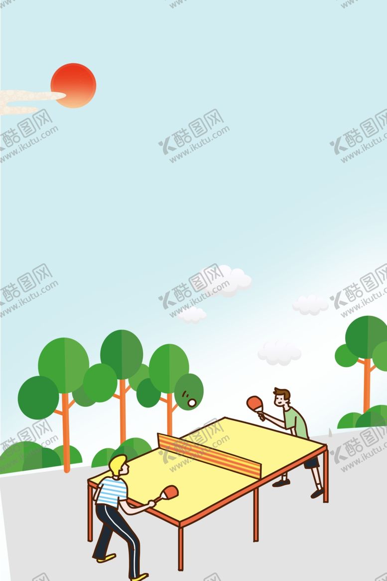 编号：56569910111153496842【酷图网】源文件下载-乒乓球海报