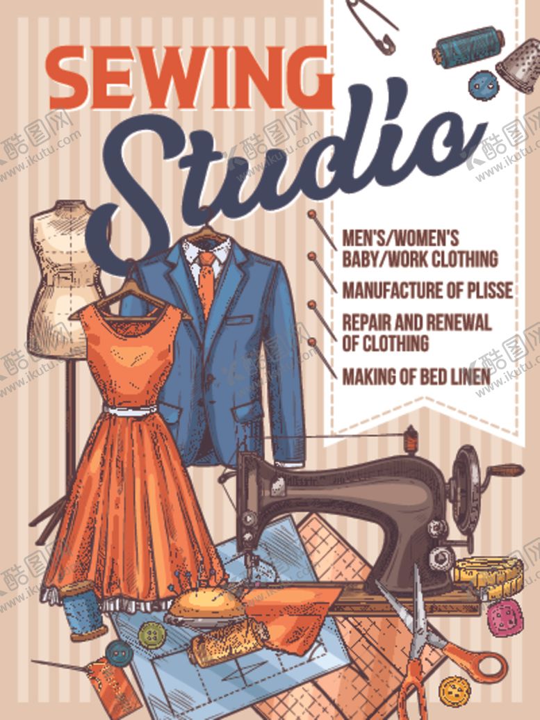 编号：73616410021454019409【酷图网】源文件下载-针线