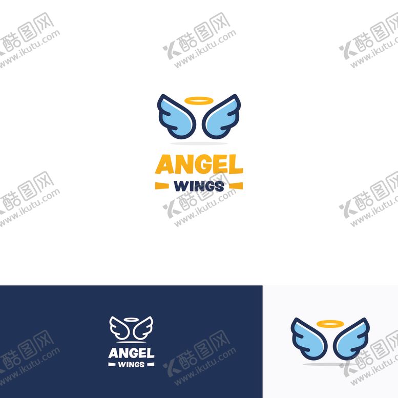 编号：23741109130225479299【酷图网】源文件下载-翅膀logo