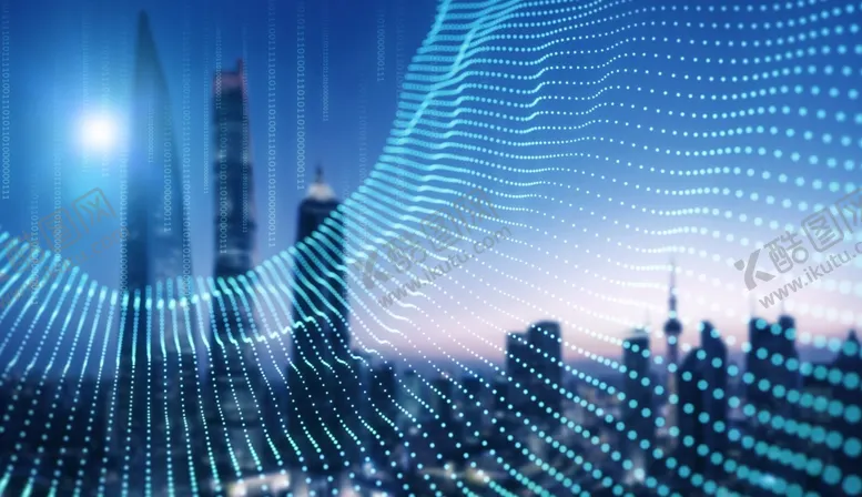 编号：99895610020441036926【酷图网】源文件下载-科技城市背景