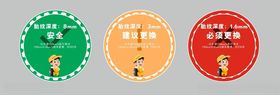 轮胎纹更换轮胎