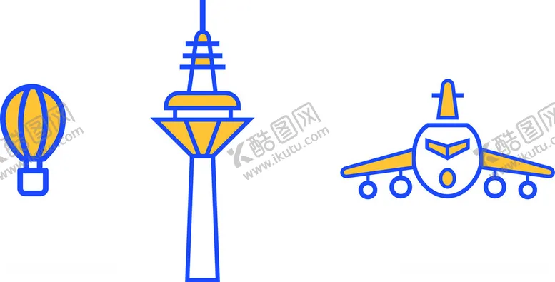 编号：79320812130955125584【酷图网】源文件下载-飞机简笔画