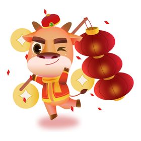 牛卡通形象(203)