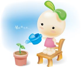 儿童插画浪漫图游乐园手绘