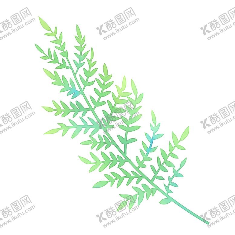 编号：41656211011445235442【酷图网】源文件下载-手绘绿植