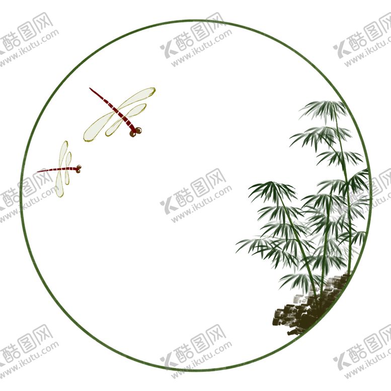 编号：12325912301350586198【酷图网】源文件下载-水墨竹子PNG  