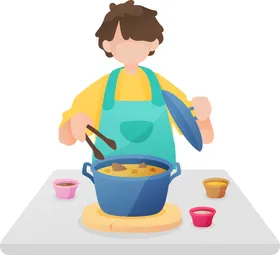 家庭料理烹饪烧煮食物厨房用厨房