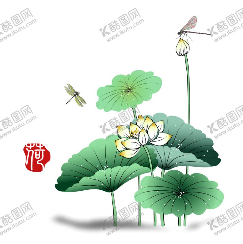 编号：49479910130840262410【酷图网】源文件下载-荷花元素