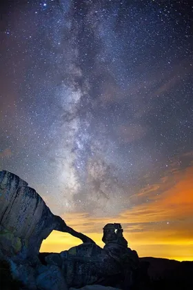 星空幕布璀璨银河系漩涡