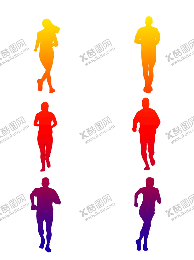 编号：75302609182200577852【酷图网】源文件下载-跑步人