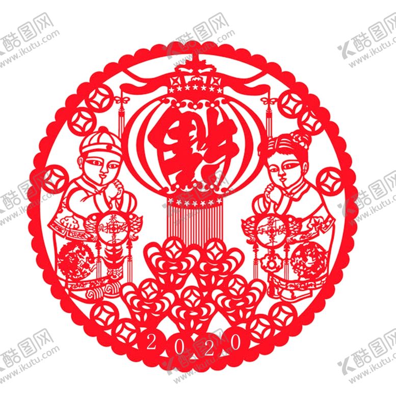 编号：80550910301412335343【酷图网】源文件下载-福字剪纸