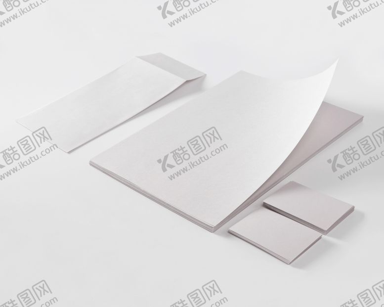 编号：93056209290318273271【酷图网】源文件下载-信封名片纸张简约风格样机展示