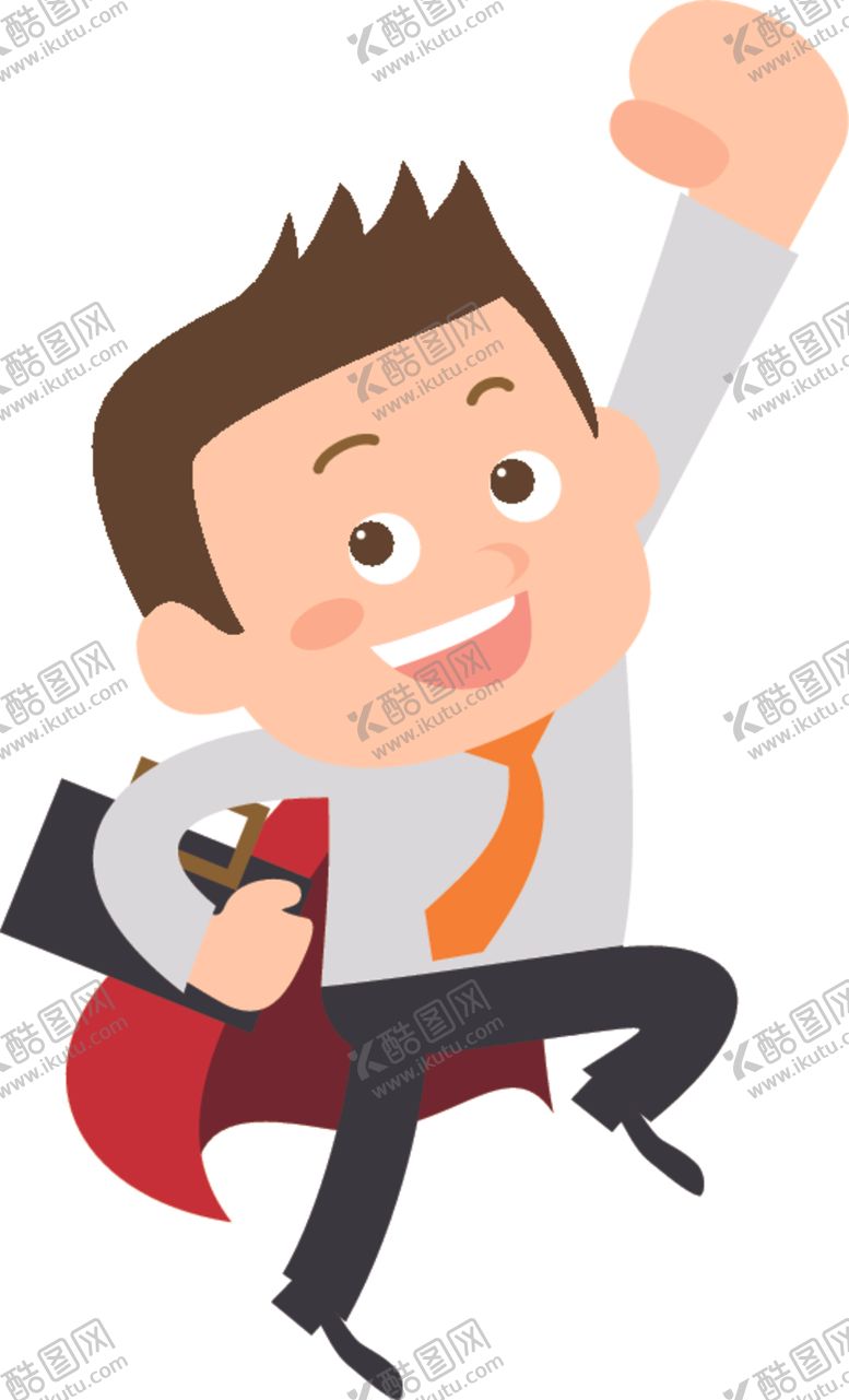 编号：71327907050112376428【酷图网】源文件下载-卡通商务男性