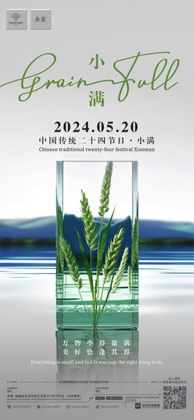 小满520节日海报