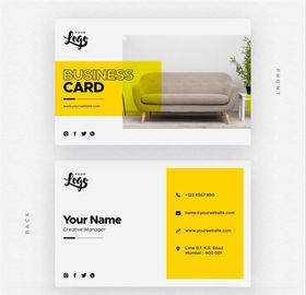 家纺行业名片模板