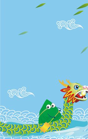 端午促销海报吃粽子包粽子