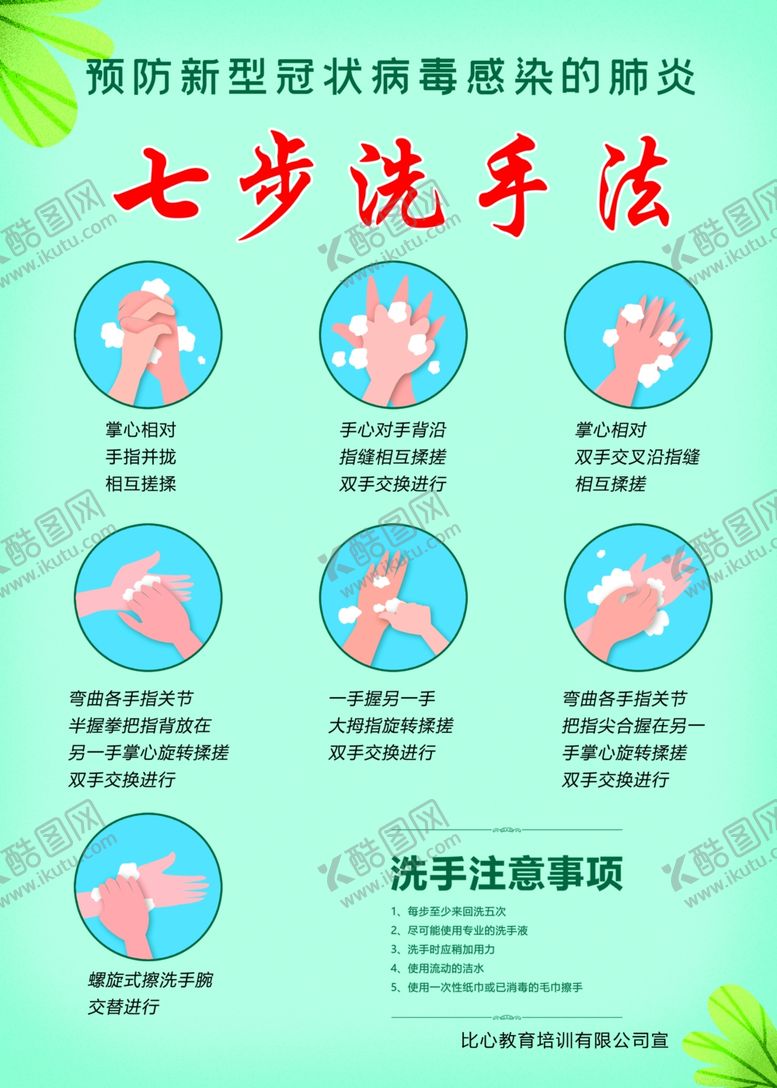 编号：46789305150507217586【酷图网】源文件下载-七步洗手