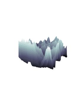抽象山峰矢量泼墨梦幻水墨