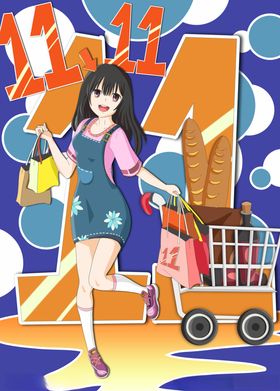 插画素材图标壁纸叶子橘子