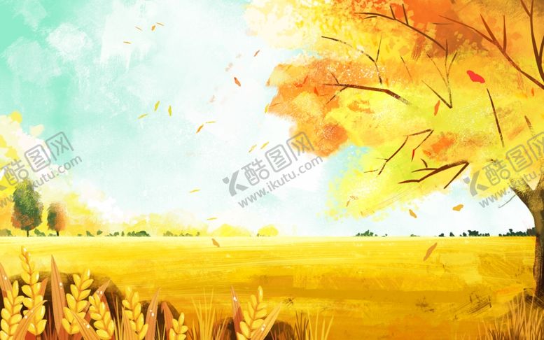 编号：61046110310114516507【酷图网】源文件下载-秋季插画