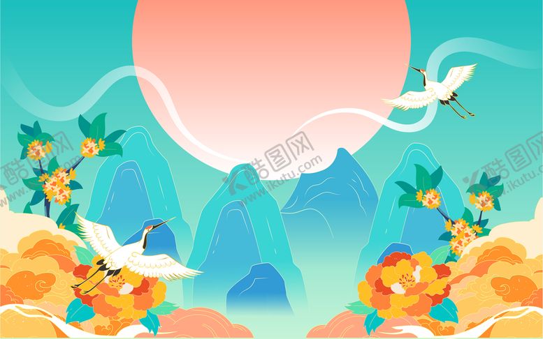编号：63750209121502353652【酷图网】源文件下载-国潮背景中国风中国风海报