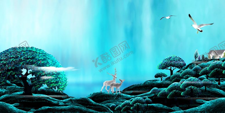 编号：47343705081456341133【酷图网】源文件下载-山水画