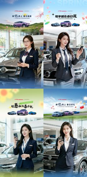 汽车春季直播贴片