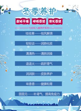 小儿推拿养护展架宣传