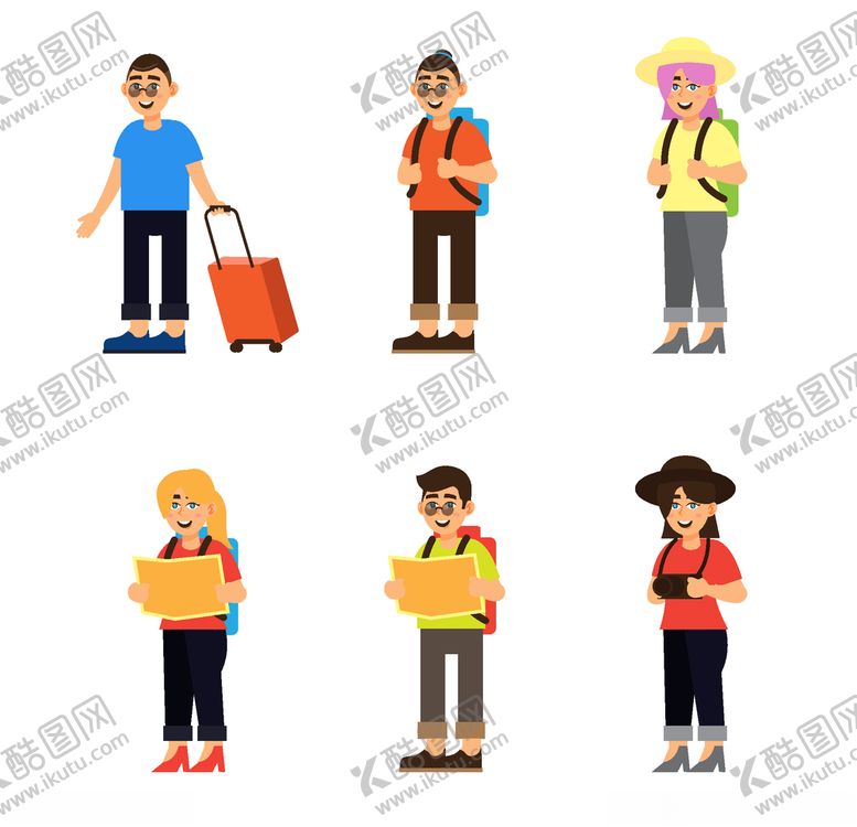 编号：72073810230343468345【酷图网】源文件下载-旅客游客