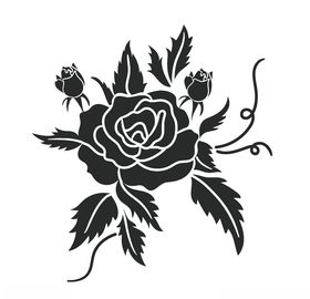 玫瑰花矢量图