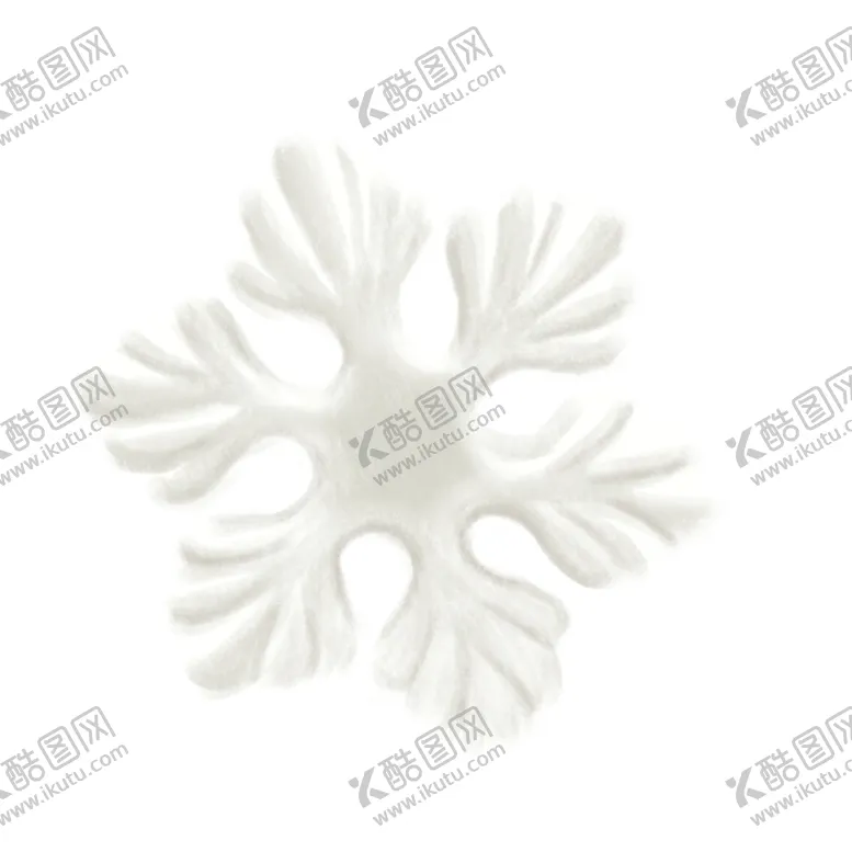 编号：69350903261548223563【酷图网】源文件下载-冬季立体雪花png素材
