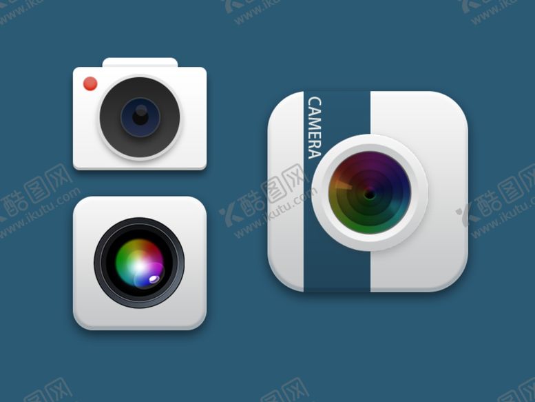 编号：20661410302220189520【酷图网】源文件下载-相机图标合集