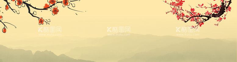 编号：34670210091214268941【酷图网】源文件下载-中国风山水画背景